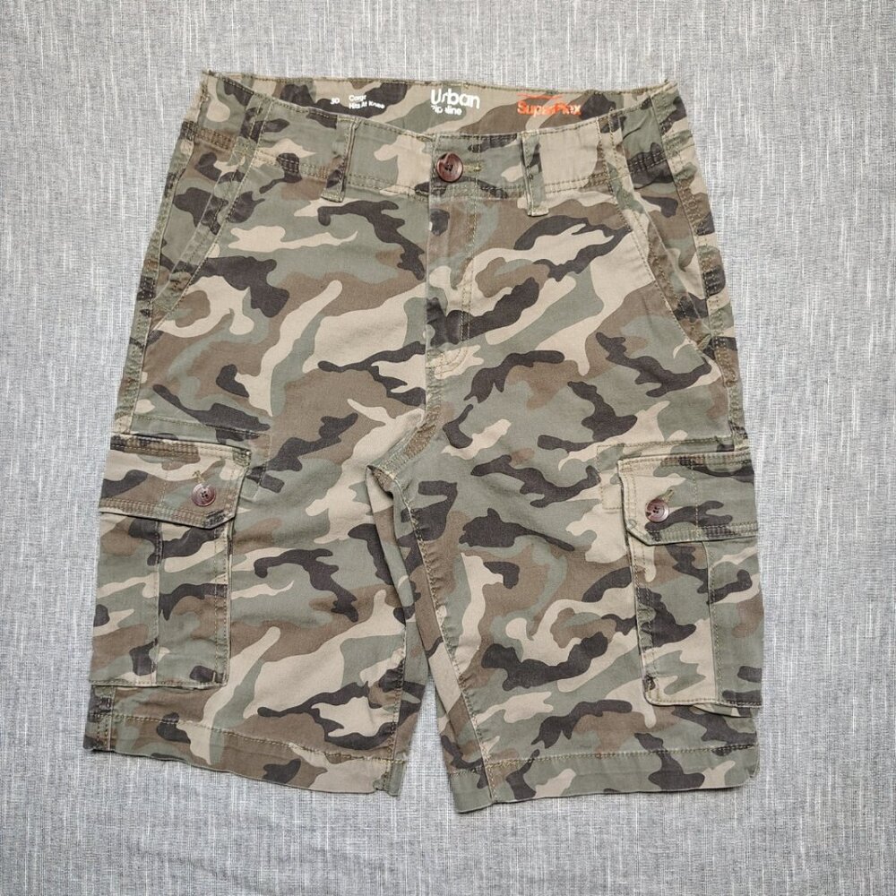 Urban Pipeline Camo Cargo Shorts Mens Size 30 Baggy Streetwear Y2K - Picture 2 of 12